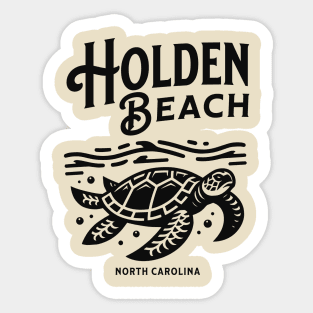 Holden Beach, North Carolina Sea Turtle Sticker